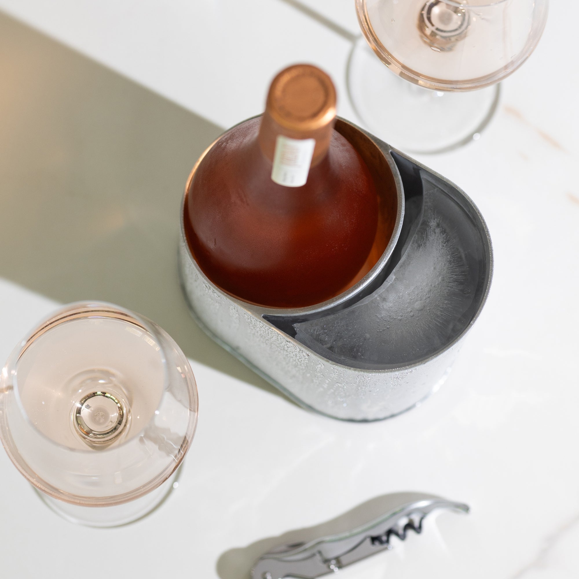 BeCool Stainless Steel Wine Cooler