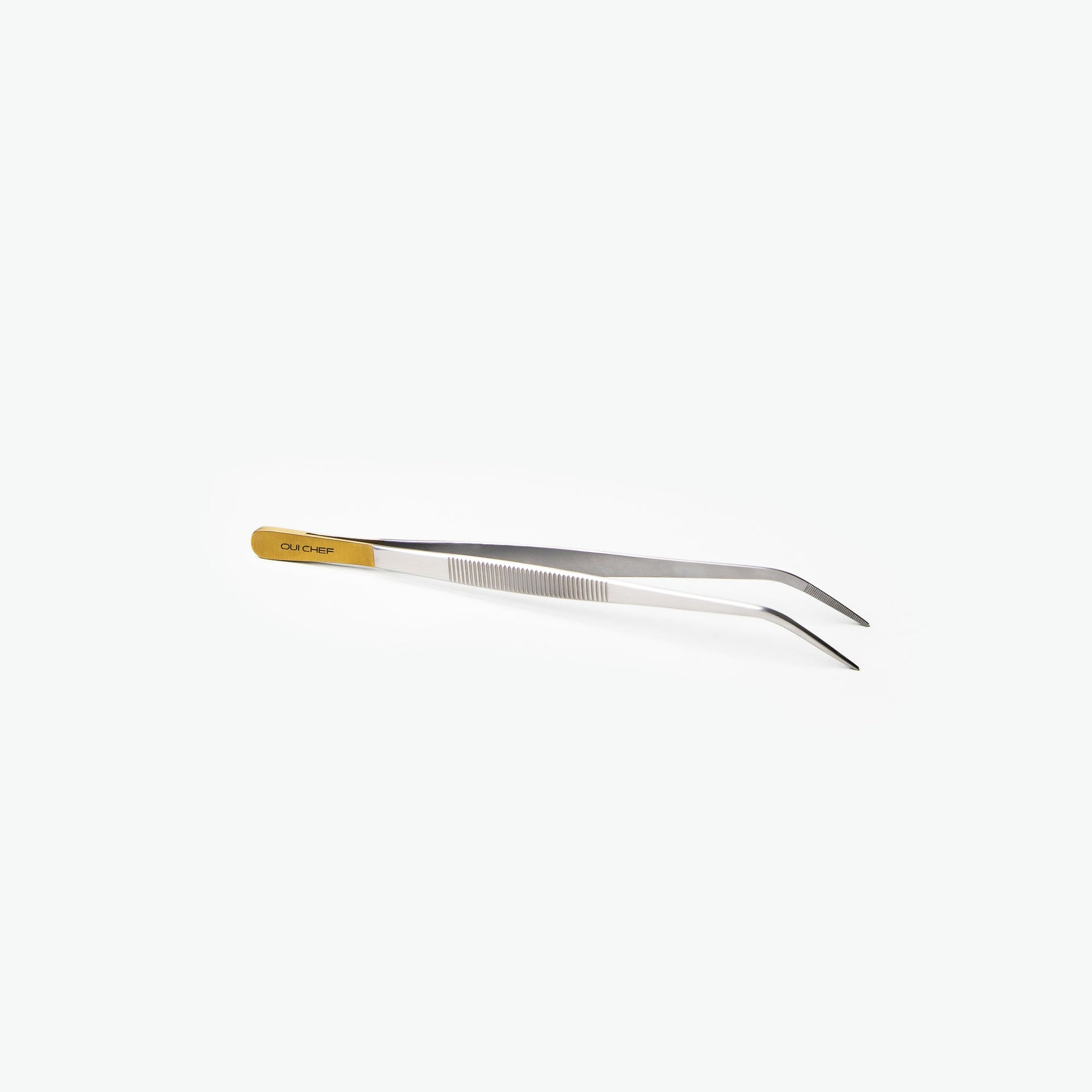 Oui-Chef-14cm-Angled-Tip-SuperFine-Tweezers-Gold-Top