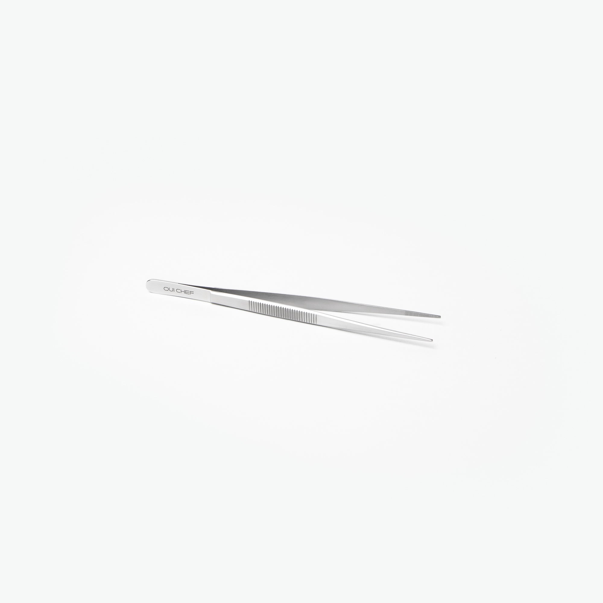 Oui_Chef_15.5cm_Straight_SuperFine_Tweezers_Chrome