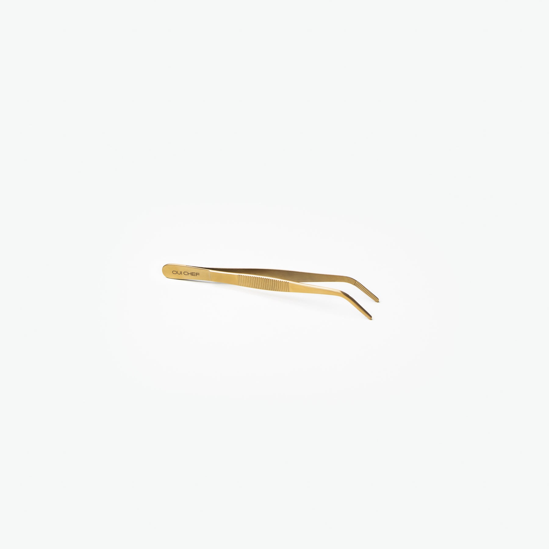 Oui-Chef-14cm-Angled-Tip-Regular-Tweezers-Gold