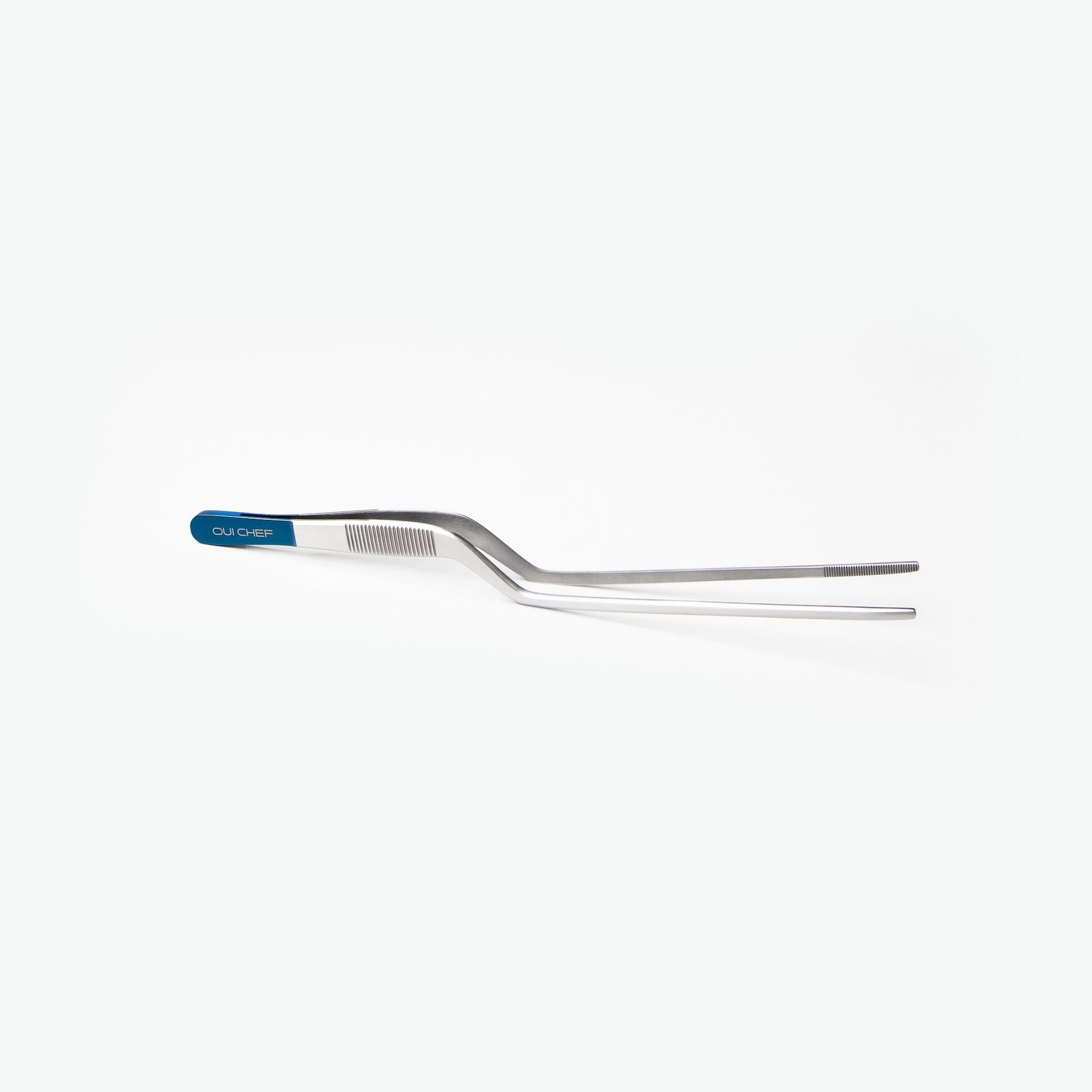 Oui-Chef-20cm-Offset-Regular-Tweezers-Blue-Top