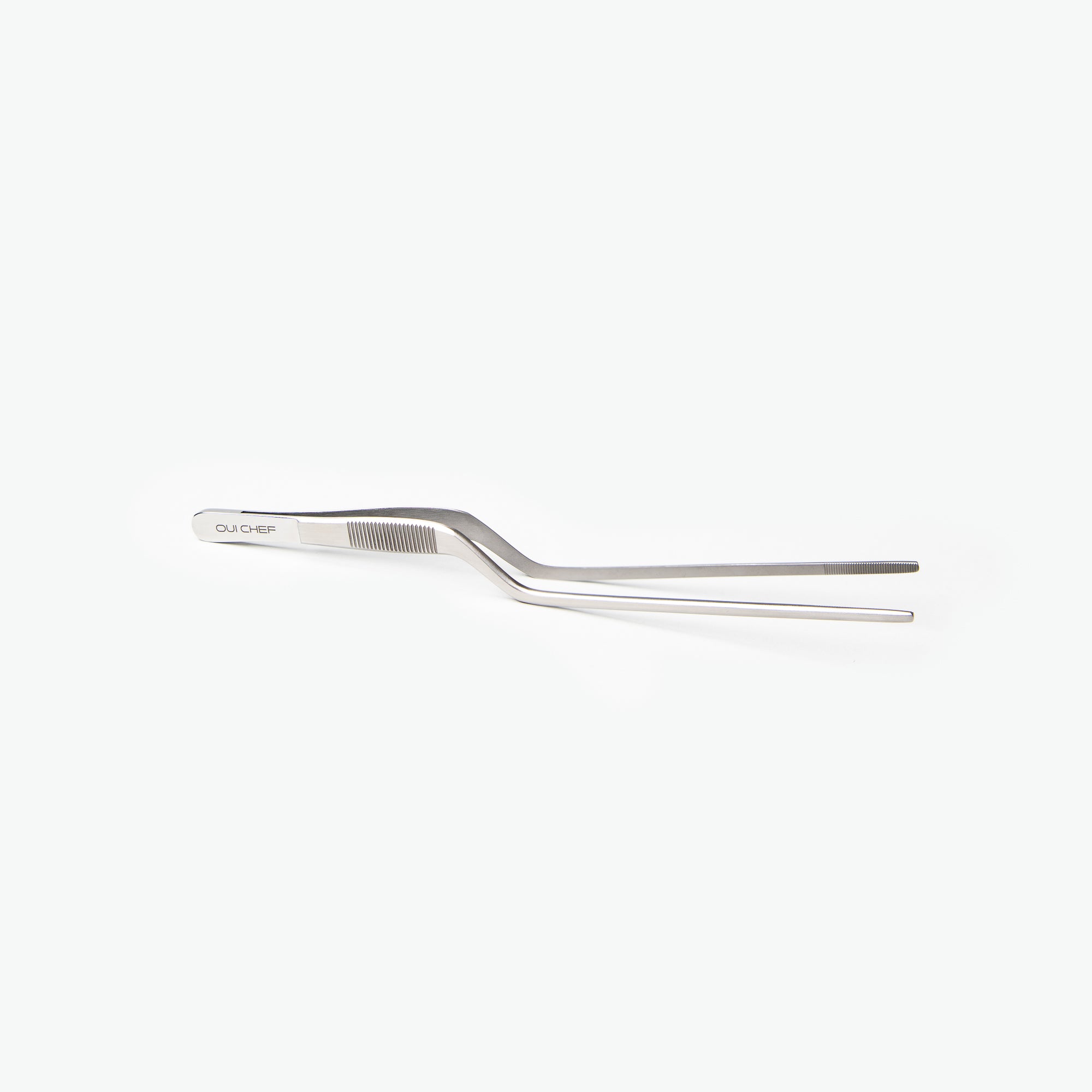 Oui-Chef-20cm-Offset-Regular-Tweezers-Chrome