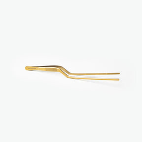 Oui-Chef-20cm-Offset-Regular-Tweezers-Gold