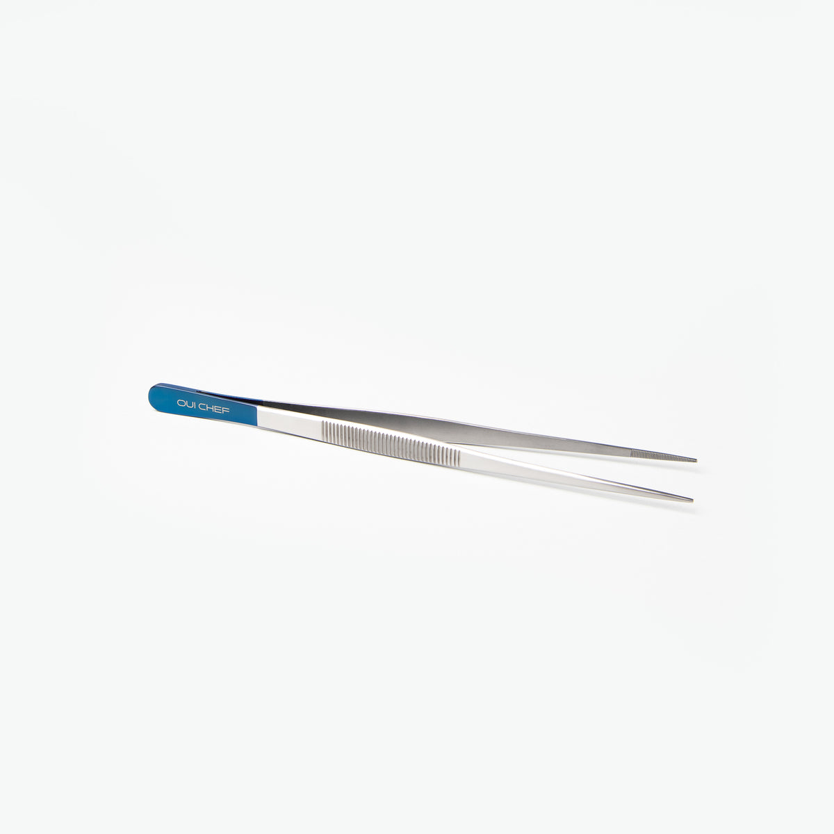 Oui-Chef-20cm-Straight-SuperFine-Tweezers-Blue-Top