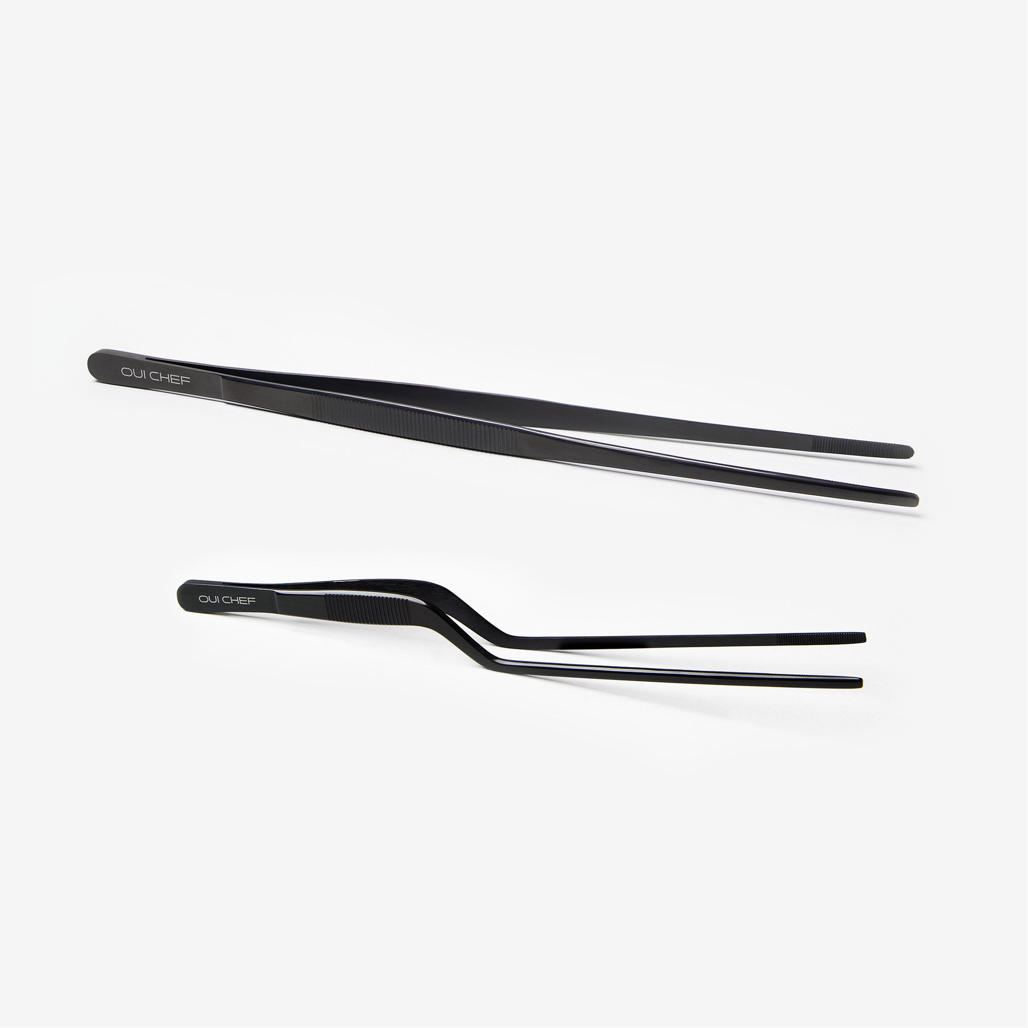 Oui-Chef-Duo-Medium-Large-Black-Tweezers-Kit