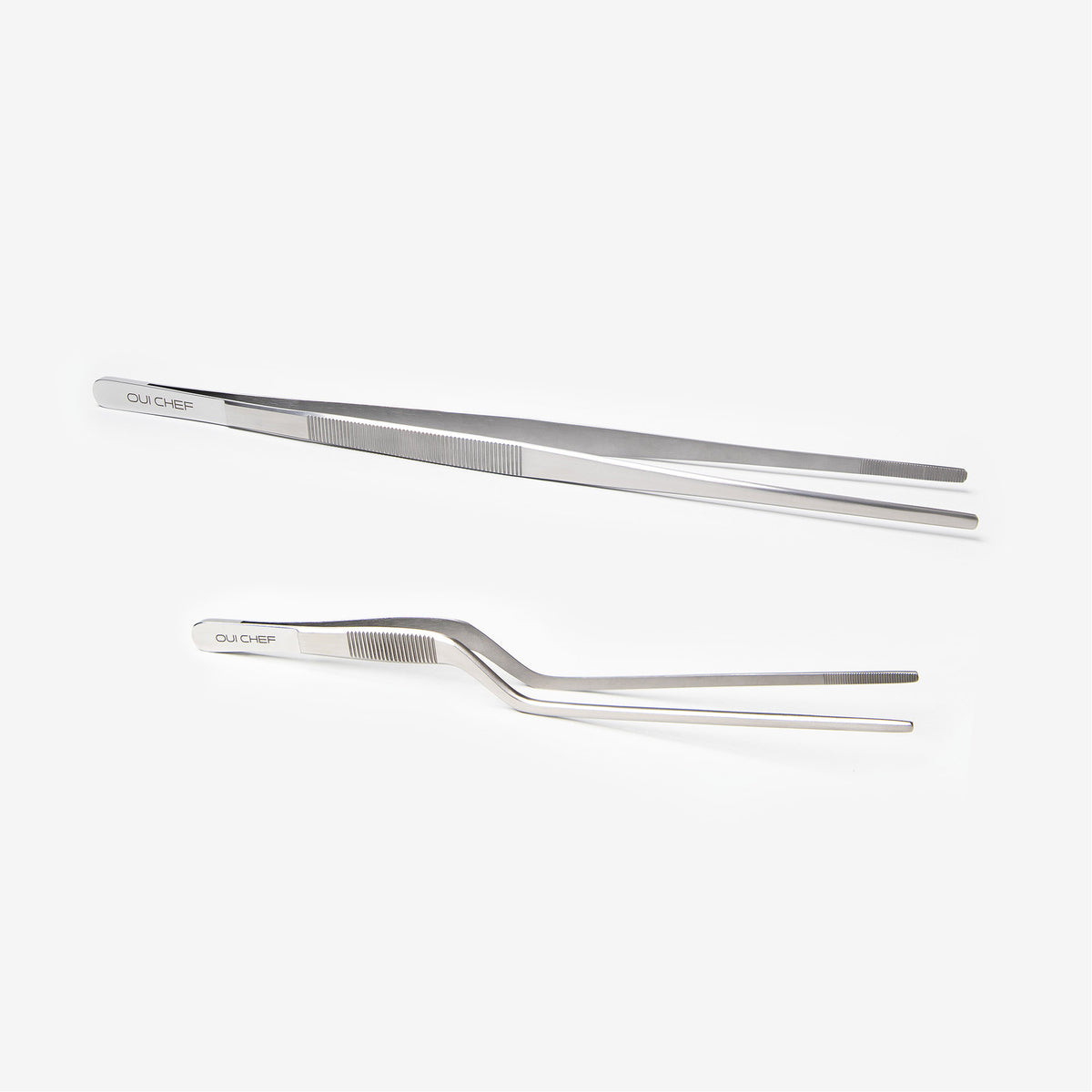 Oui-Chef-Duo-Medium-Large-Chrome-Tweezers-Kit