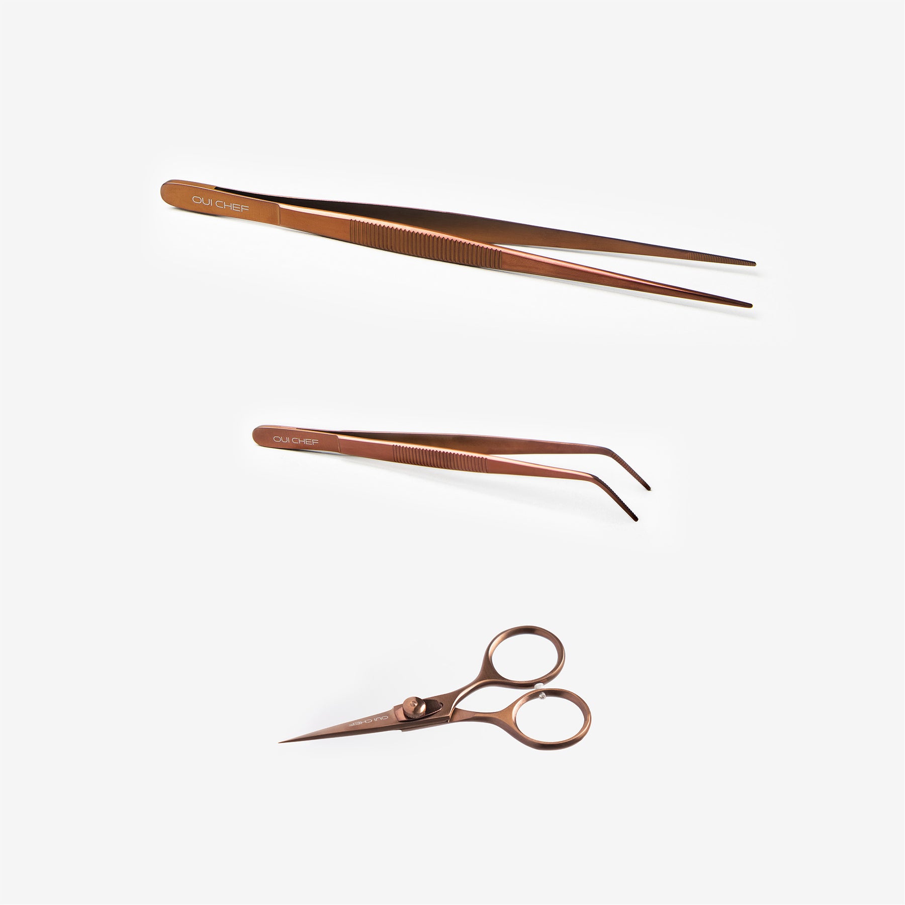 Oui-Chef-Super-Fine-Super-Sharp-Copper-Tweezers-Scissors-Kit